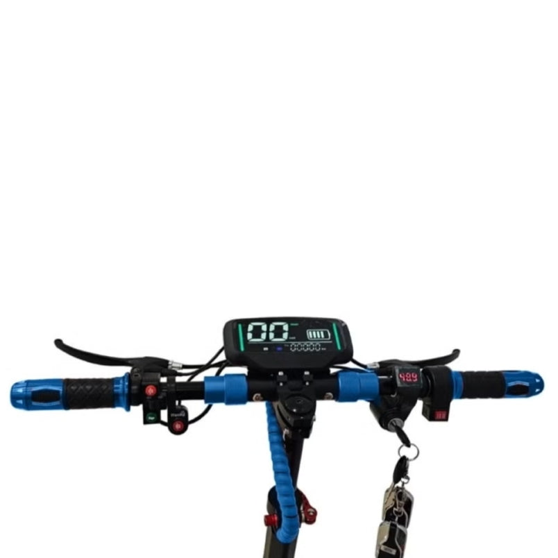 Huitich scooter handlebar with digital display showing speed and battery for 2000W electric bike for adults