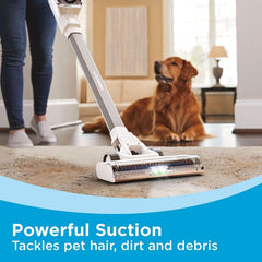 BLACK+DECKER POWERSERIES+ MAX Cordless Stick Vacuum with LED Floor Lights, Lightweight, Multi-Surface, White, BHFEA420J-GB