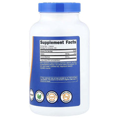 Nutricost Choline Bitartrate supplement bottle, Supplement Facts back label