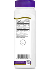 Apple cider vinegar supplement bottle back label, Supplement Facts panel