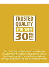 Trusted quality for over 30 years badge on supplement label