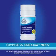 21st Century men's daily multivitamin tablets in a bottle for optimal men's health and wellness