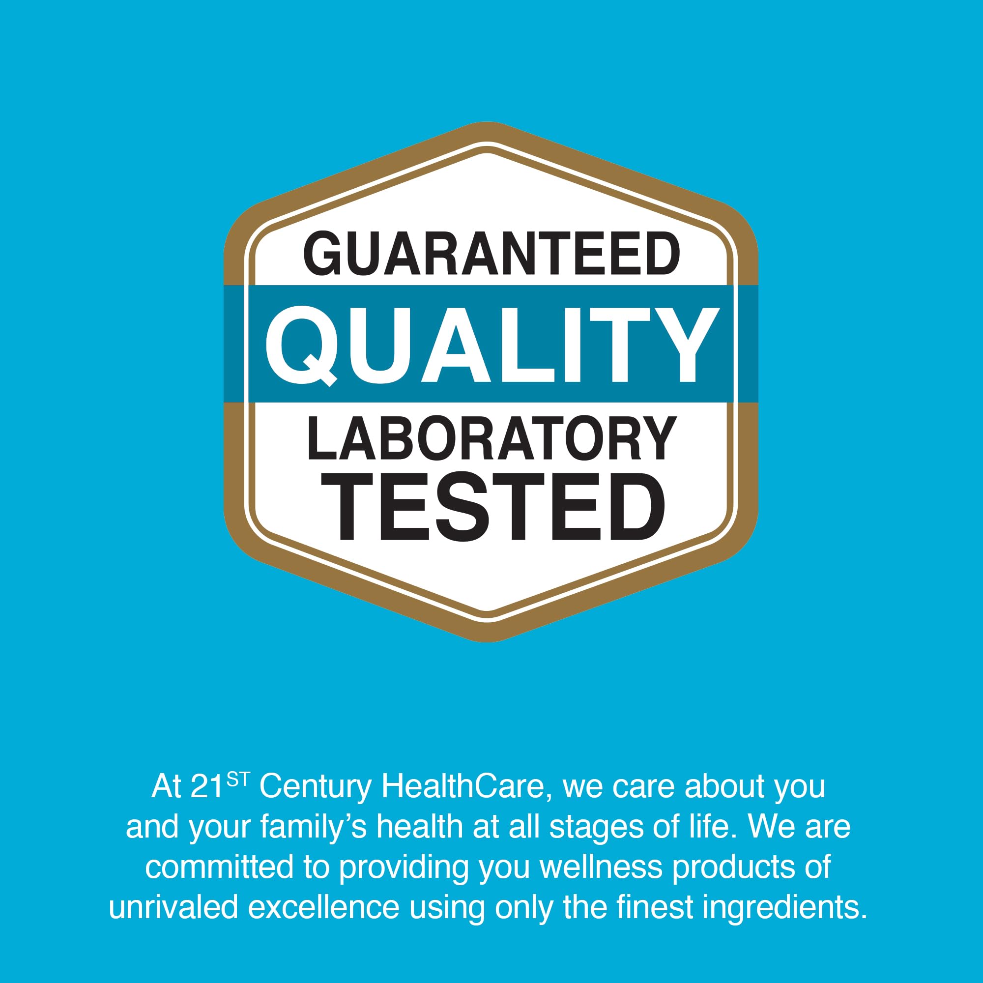 Twenty First Century Potassium Gluconate Supplement 595 mg with guaranteed quality and laboratory testing