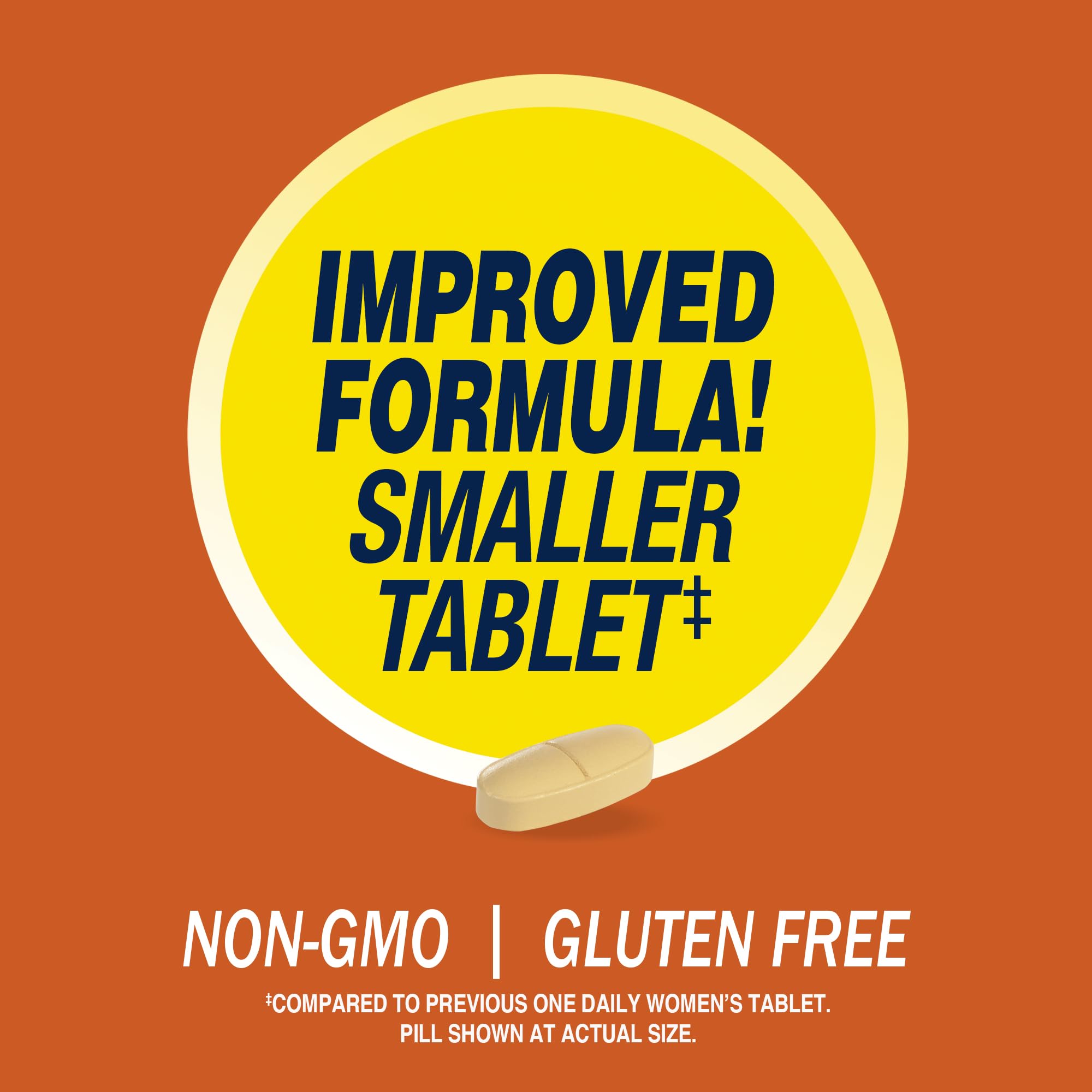 21st Century Women's Daily Multivitamin UAE with improved formula in a smaller tablet for health support