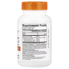 Doctor's Best, Vegan Omega-3, EPA+DHA, 60 Veggie Softgels (1,000 mg per Softgel)