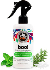 SO COZY Boo! Lice Scaring Spray For Kids Hair | Clinically Proven to Repel Lice | 8 fl oz | No Parabens, Sulfates, Synthetic Colors or Dyes