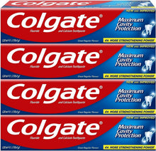 Colgate Maximum Cavity Protection toothpaste 4-pack, regular flavour, fluoride
