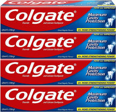 Colgate Maximum Cavity Protection Toothpaste Great Regular Flavour 120 ml (4Pack)