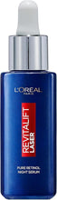 L’Oréal Paris Revitalift Laser Pure Retinol Night Serum bottle with dropper cap