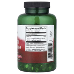 Swanson Garlic Oil Concentrate 1,500 mg – 500 Softgels
