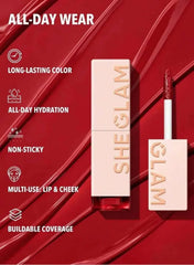 SHEGLAM Take A Hint Lip Tint – Wake Up Call (Long-Lasting Matte Lip Color)