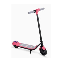 Huitich 24V folding scooter for children in pink and black with foldable design