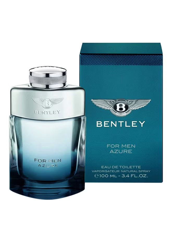 Bentley Azure Eau de Toilette for Men 100ml – Fresh Citrus Woody Summer Fragrance - Mumzar