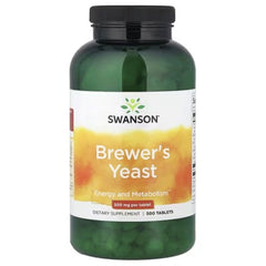 Swanson Vitamins Brewer's Yeast, 500 Tablets