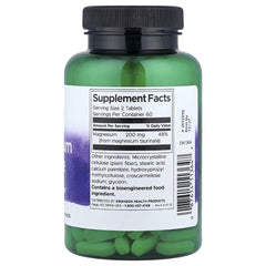Swanson Magnesium Taurate 100 mg – 120 Tablets
