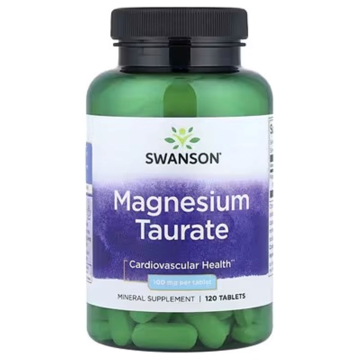 Swanson Magnesium Taurate 100 mg – 120 Tablets