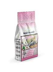 Northland bentonite clumping cat litter bag, baby powder scented, natural white, pink label