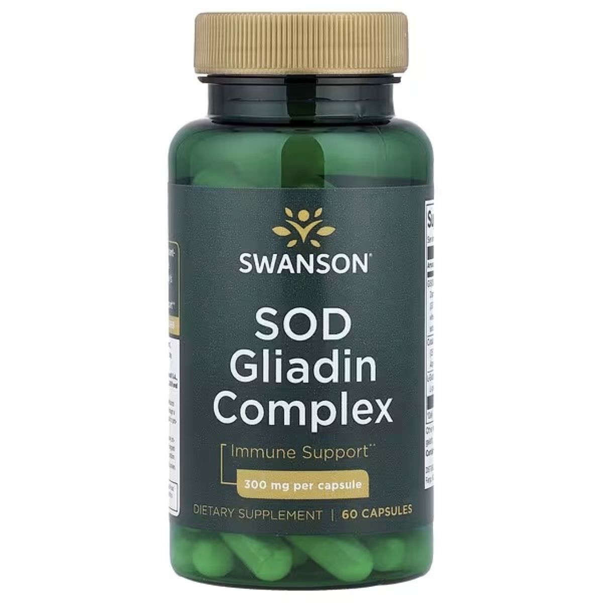 Swanson Vitamins SOD Gliadin Complex, 300 mg, 60 Capsules