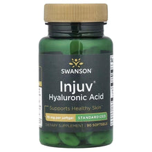 Swanson Injuv hyaluronic acid supplement bottle with gold cap and front label