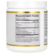 Prebiotic fiber supplement jar back label with Supplement Facts table