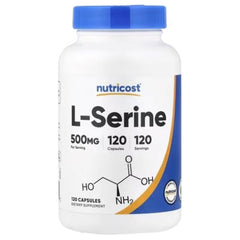 Nutricost L-Serine 500mg – 120 Capsules | Amino Acid & Wellness Support Supplement