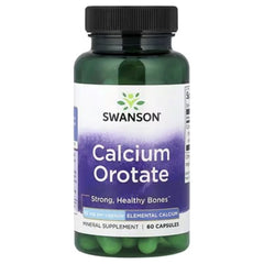 Swanson Vitamins Calcium Orotate 85 mg – 60 Capsules | Bone Health Mineral Supplement