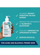 CeraVe cleanser bottle with pump held in hand