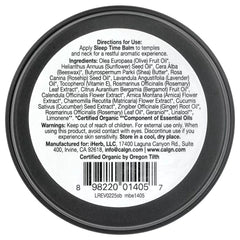 California Gold Nutrition Beauty Sleep Time Balm – بالب لافندر والبابونج، 17 جم | بلسم للاسترخاء والعلاج العطري