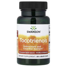 Swanson tocotrienols 100 mg liquid capsule supplement bottle, front label