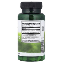 Swanson Vitamins Fenugreek Extract 500 mg – Herbal Supplement, 90 Capsules
