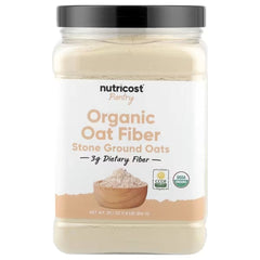 Nutricost Pantry Organic Oat Fiber Powder | Unflavored Dietary Fiber | Supports Digestive Health & Baking | 29.1 oz (816 g)
