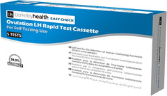 Rapid Ovulation Self Test Kit - LH and Fertility Strips - Easy to Follow, Fast & 99.9% Accurate - 5 Tests