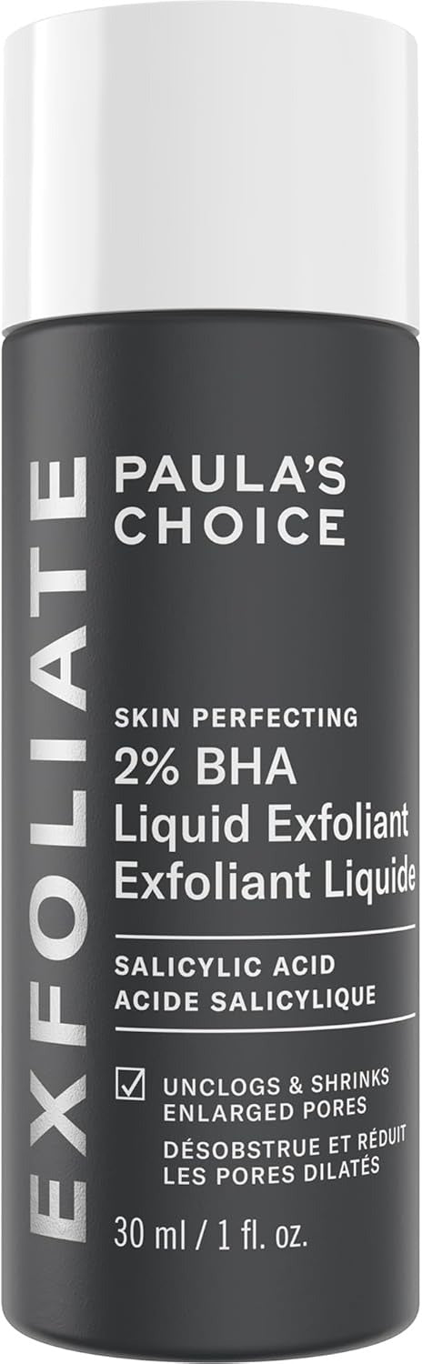 Paula's Choice SKIN PERFECTING 2% BHA Liquid Exfoliant - Face Exfoliating Peel Fights Blackheads & Enlarged Pores - with Salicylic Acid - Combination & Oily Skin