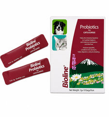 Bioline Activated Probiotics for Dogs & Cats 3g x 10