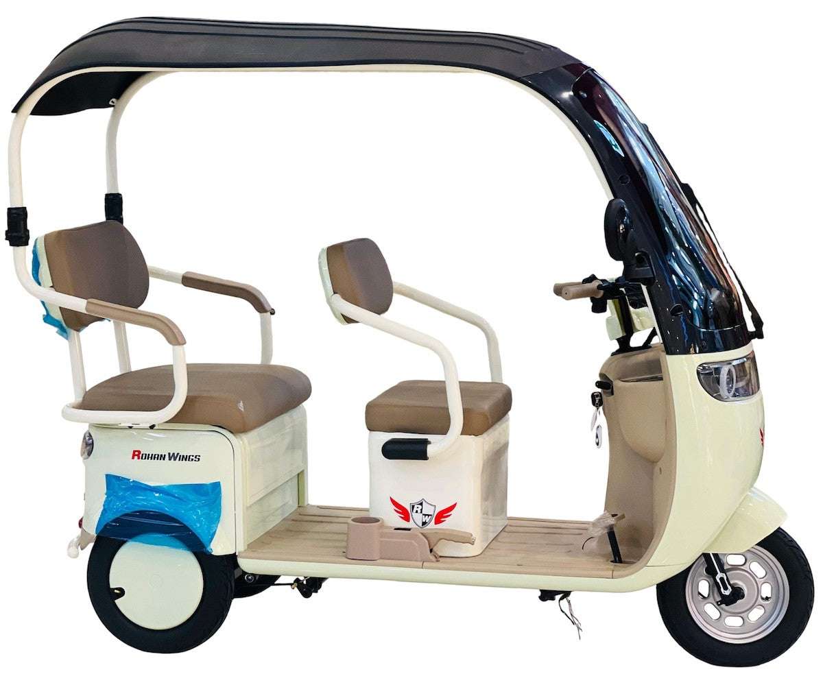 RohaN Wings C6 Electric Tricycle [60V 20Ah | 800W Motor | Range 35–60km | 3-Wheel Design]