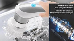 Huitich electric cleaning brush with 3-in-1 household cleaning tool for fast and efficient scrubbing