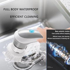 Huitich electric cleaning brush 3-in-1 household cleaning tool with waterproof design and efficient motor