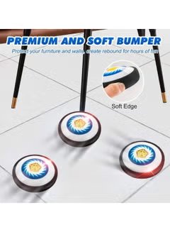 Huitich 3-in-1 hover hockey soccer set with premium soft bumper and smooth gliding puck