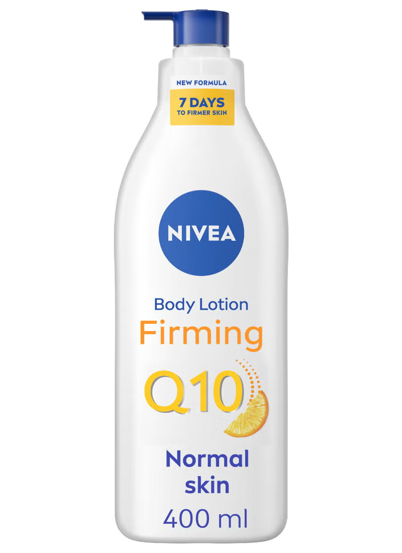 NIVEA Q10 Plus Vitamin C Firming Body Lotion for Normal Skin 400ml – Hydrating & Skin Tightening Care - Mumzar