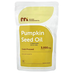 Micro Ingredients, Pumpkin Seed Oil, Cold Pressed, 300 SoftgelsMicro Ingredients, Pumpkin Seed Oil, Cold Pressed, 300 Softgels