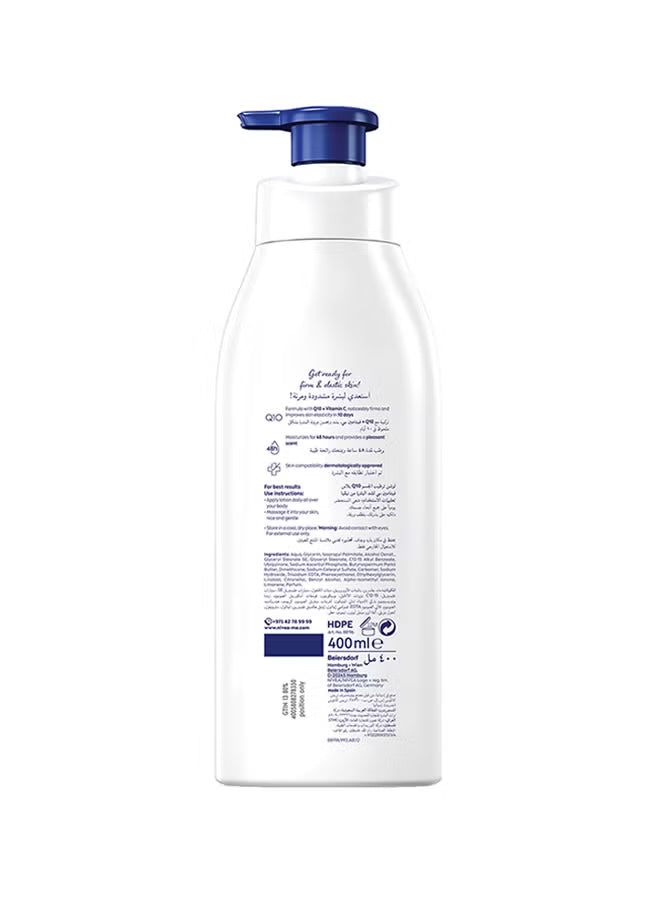 NIVEA Q10 Plus Vitamin C Firming Body Lotion for Normal Skin 400ml – Hydrating & Skin Tightening Care - Mumzar