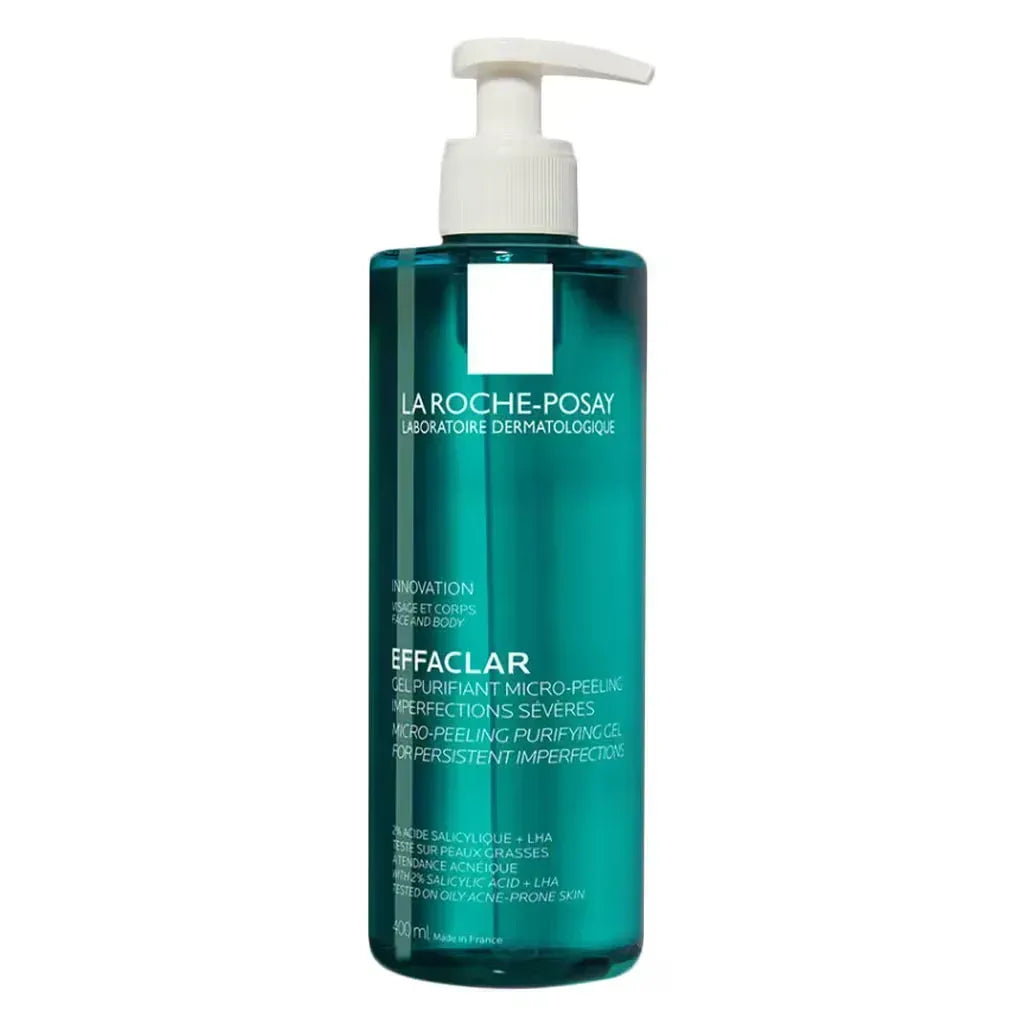 La Roche-Posay Effaclar Micropeeling Cleansing Gel with Salicylic Acid For Oily Skin - Mumzar