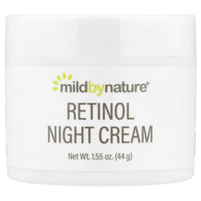 Mildbynature retinol night cream jar, 44 g