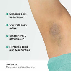 Cureskin Under Arm Brightening Cream Mask with Lactic Acid, Glycolic Acid & Malik Acid | Dark Underarms & Hyperpigmentation | Under Arm Dark Removing Cream, 50 g (Pack of 1)