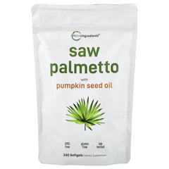 Micro Ingredients, Saw Palmetto with Pumpkin Seed Oil, 240 Capsules