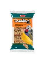 Bird biscuit treat pouch with GranBisco Birdy branding, 30g pack