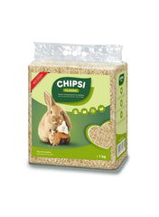 JRS Chipsi Classic Woodchips Green Apple Bedding, 1 kg (15 L) – Natural Absorbent Bedding for Small Animals