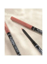 Two plumping lip liner pencils with mauve-brown tip ends