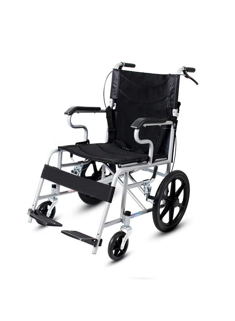 Patient Transport Foldable Wheelchair Compact, Durable & Easy to Store