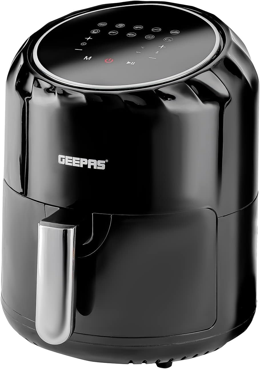 Geepas Digital Air Fryer, Black, 1400W, 3.5 Liter Capacity, GAF37512, 2 Year Manufacturer Warranty